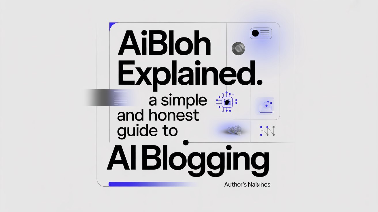 Aibloh Explained: A Simple and Honest Guide to AI Blogging